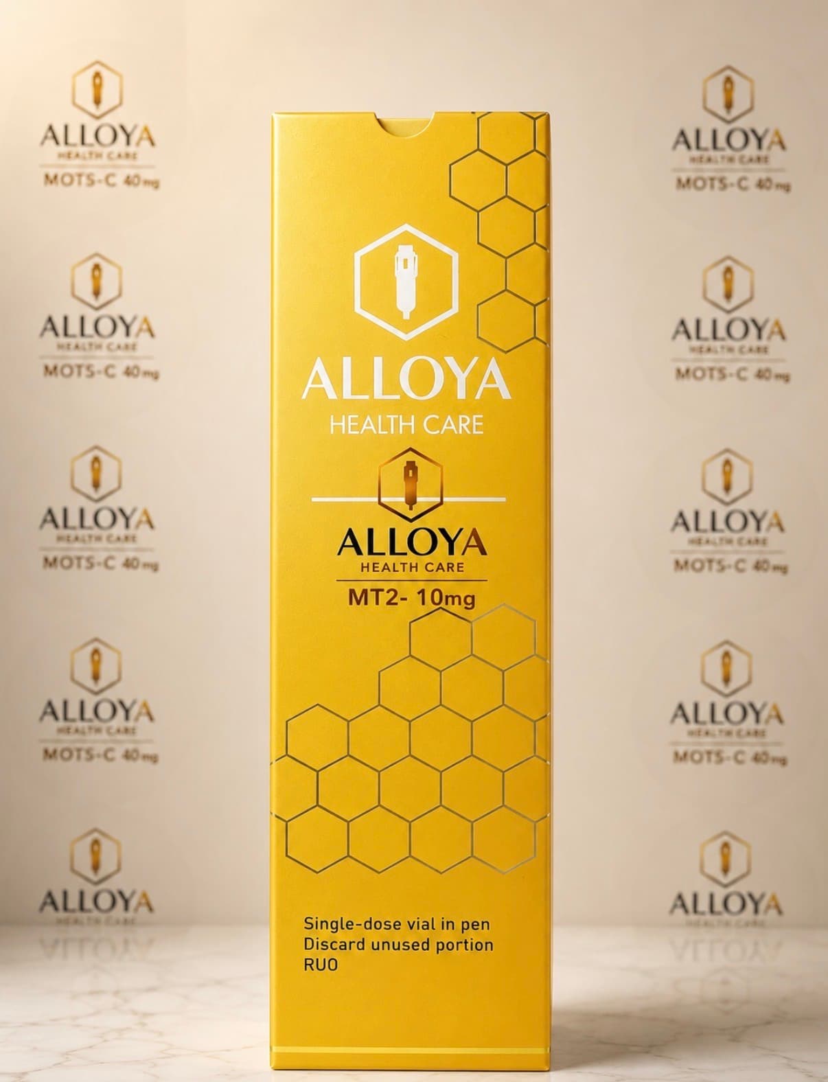 Alloya Health Care MT2 10mg pen product packaging