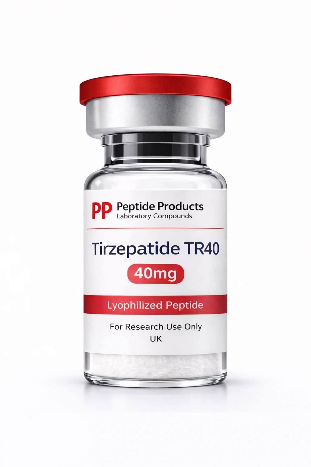 Tirzepatide TR40 40mg research peptide product image